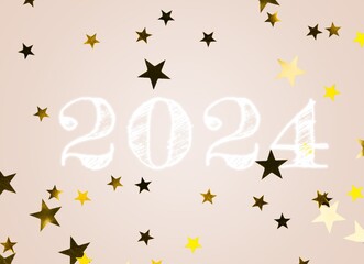 Happy 2024 golden numbers, new year