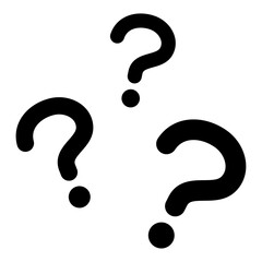 三つのクエスチョンマーク