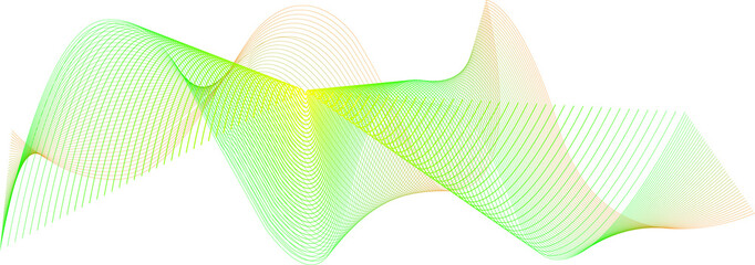 Futuristic wave line element for decorative abstract background