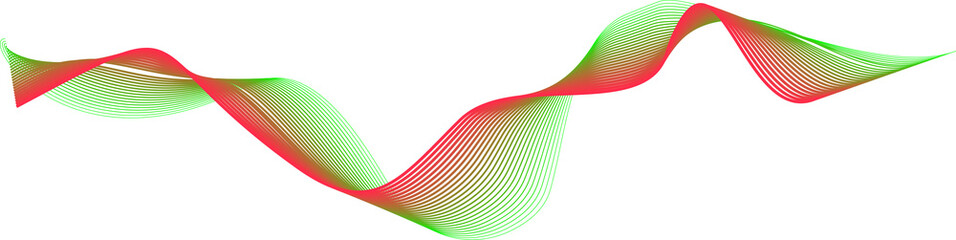 Futuristic wave line element for decorative abstract background