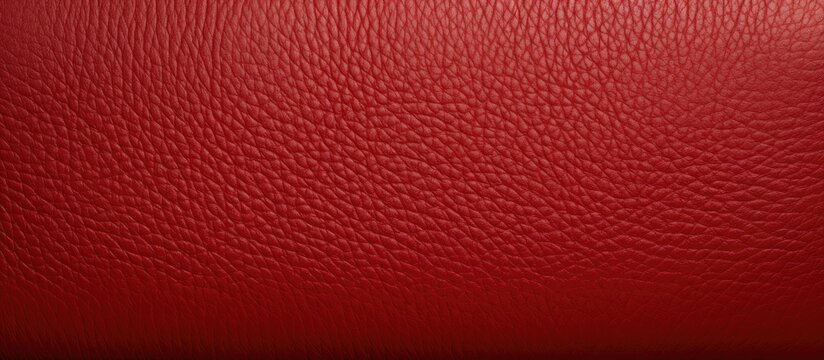 Red leather background photo Copy space image Place for adding text or design