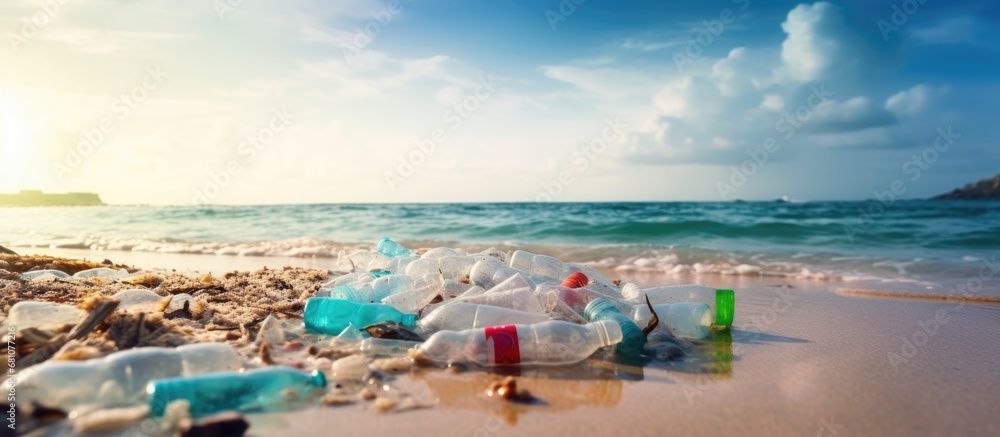 Aufkleber plastic pollution and its effects on the environment including marine life and humans are caused by 