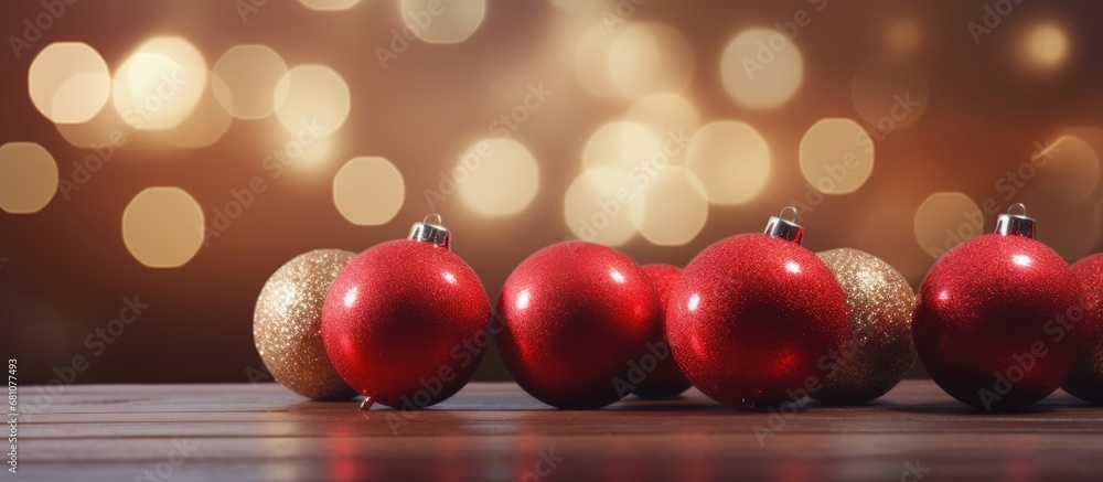 Poster red background for christmas holiday copy space image place for adding text or design