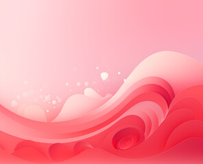 Fototapeta na wymiar abstract red and pink wave background