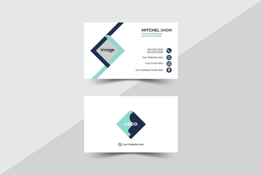 Creative Business Card Design layout vector Graphic, Business Card template abstract style Design