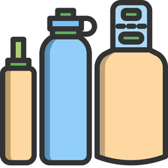 reusable bottle color style icons