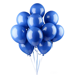 Deurstickers blue balloons isolated on white © I LOVE PNG