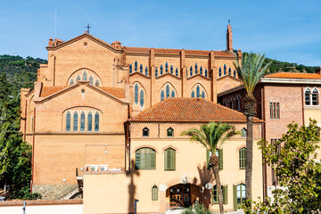 Exterior of the Abat Oliba CEU University, Barcelona, Catalonia, Spain, Europe