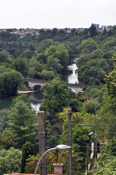 Clain, Pont de Chemin de fer, Poitiers