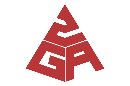 ZGA, ZG logos. Abstract initial monogram letter alphabet logo design