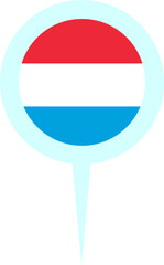 Luxembourg Location Marker