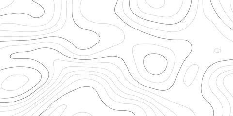 Fototapeta na wymiar Abstract wavy topographic map. Abstract wavy and curved lines background. Abstract geometric topographic contour map background.