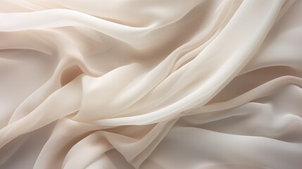 Fototapeta premium a close up of a white cloth with a blurry pattern on the top and bottom of the fabric and the bottom of the fabric is white and the bottom of the fabric.