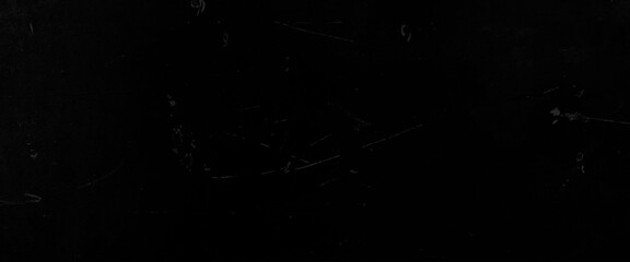 abstract dark gloomy black background for design, dust scratches overlay, old film texture, white dust and scratches on black background. - obrazy, fototapety, plakaty