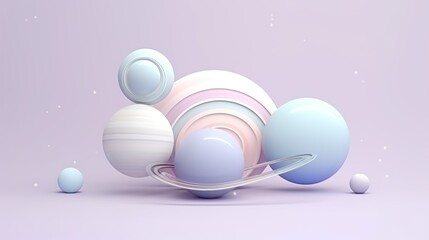  a bunch of different colored balls in the shape of a saturn, saturn, saturn, saturn, saturn, saturn, saturn, saturn, saturn, and pluto.