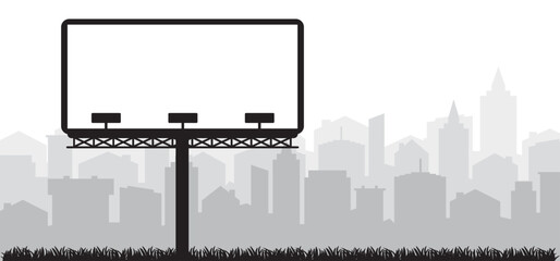 Cartoon, empty signpost. Traffic, road signboard or billboard. Blank board with place for text. Information empty roadside signs. Mockup, market, advertise or promotion concept. Display template.