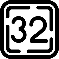 Thirty Two Icon