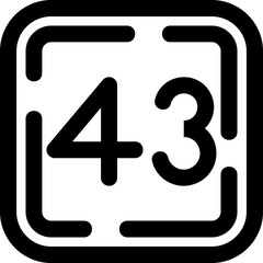 Forty Three Icon