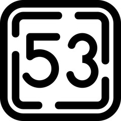 Fifty Three Icon