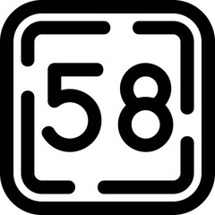 Fifty Eight Icon