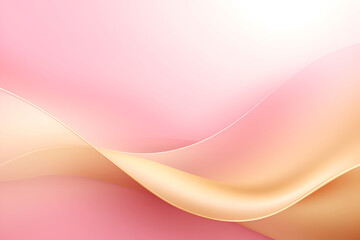 Abstract pink golden gradient background - obrazy, fototapety, plakaty