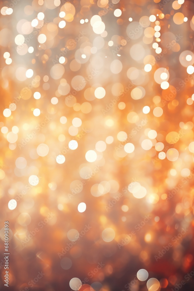 Poster a close-up shot capturing a blurry background with beautiful lights. perfect for adding a dreamy and