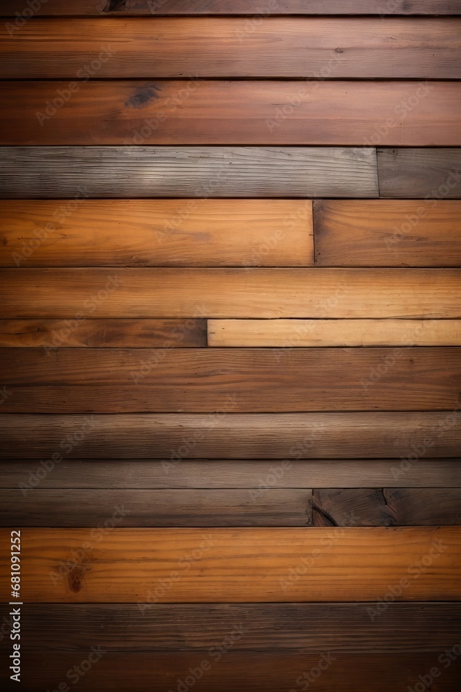 Poster close-up brown wooden background for text with empty space.