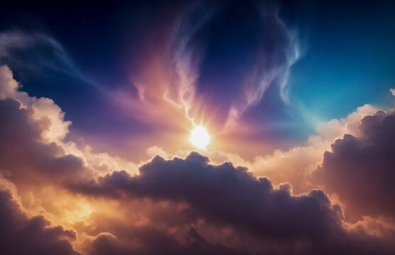 abstraction sky clouds nebula beautiful earth