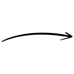 Right direction sign arrow doodle icon
