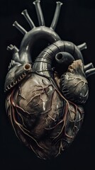 a wonderful representation of a heart as an ornament
