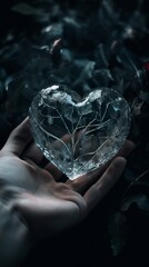 a wonderful representation of a heart as an ornament