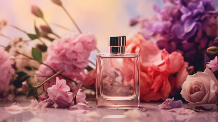 Obraz na płótnie Canvas perfume and rose