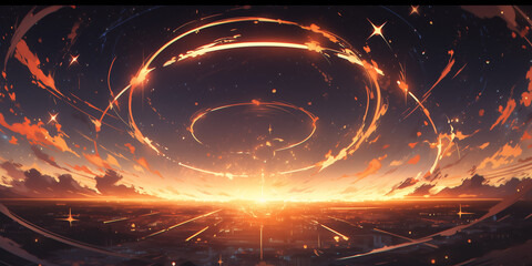 explosion of fire anime