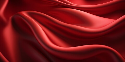 Close-up of red texture fabric cloth textile background