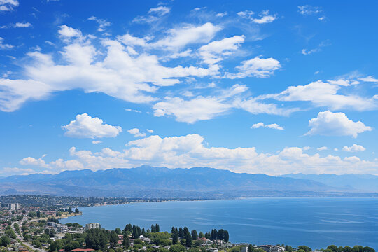 Beautiful blue sky and cloud