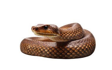 Obraz premium Soft and Serpentine Friend Slithering Cobra Soft Toy on a White or Clear Surface PNG Transparent Background