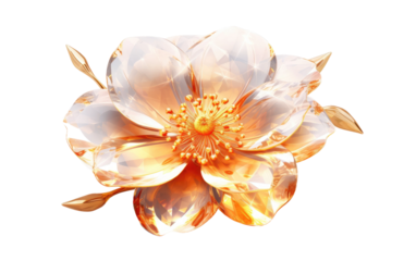 A Realistic Glimpse of Sparkling Sun rose on a Clear Surface or PNG Transparent Background.