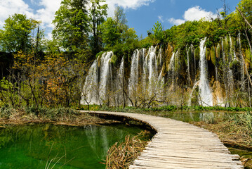 Park Narodowy jeziora Plitwickie, Chorwacja, UNESCO - obrazy, fototapety, plakaty