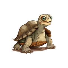 tortoise clip art on transparent background 