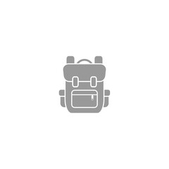School bag icon isolated on transparent background