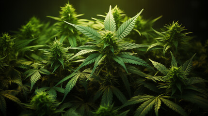 cannabis plantjuana vegetation plants, cannabis indica, background green, cultivation cannabis,