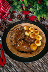 Tasty traditional Polish meal.