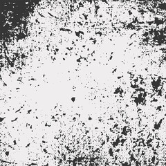Grunge Texture with Black Ink Abstract Background Vector