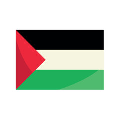 palestine flag illustration design