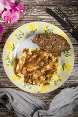 Tasty beef roulades.