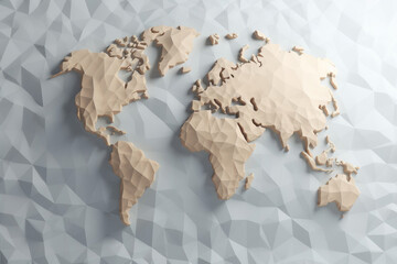 Muted Globe Cartography