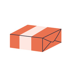 Gift box. Boxing Day. Vector illustration in flat style