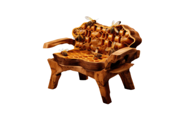 Enhanced Lounge Elegance The Artistry of Harmony Halo on a Clear Surface or PNG Transparent Background.