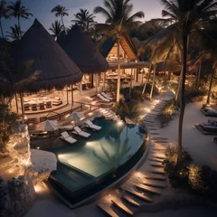 Wandaufkleber Luxury All-Inclusive Resort Vacation Property  © Diana