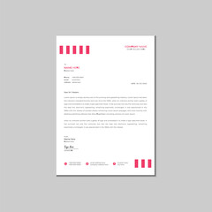 Letterhead design.